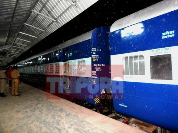 Amidst series of confusions Transport Minister Manik Dey confirms inauguration of Agartala-Delhi BG express train on July 31 in presence of Union Railway Minister Suresh Prabhu :Transport Minister talks to TIWN Amidst series of confusions Transport Minister Manik Dey confirms inauguration of Agartala-Delhi BG express train on July 31 in presence of Union Railway Minister Suresh Prabhu :Transport Minister talks to TIWN